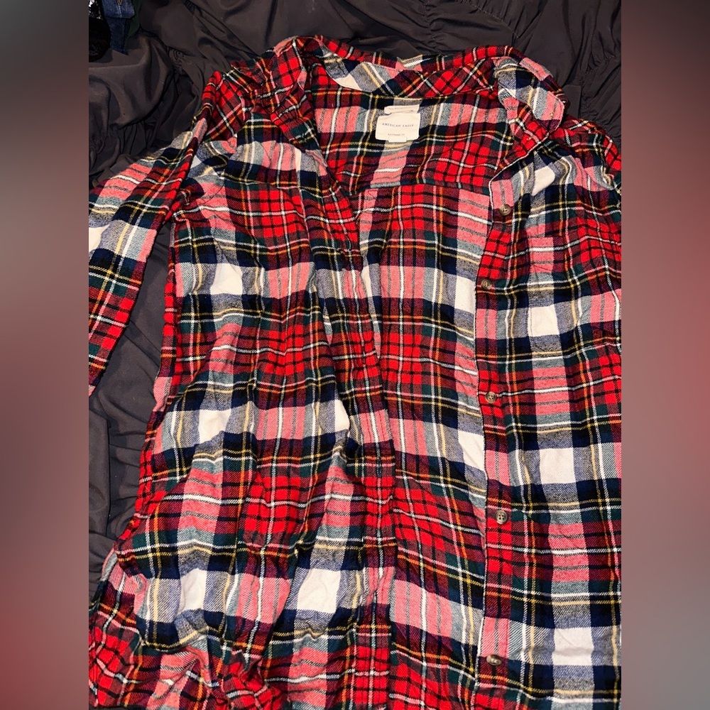 Americans Eagle, Size M, Red flannel